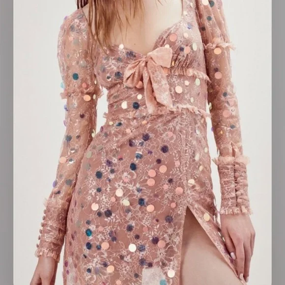 chinese dress ladies For Love & Lemons Emmaline Maxi Dress – Mikinola main image 0
